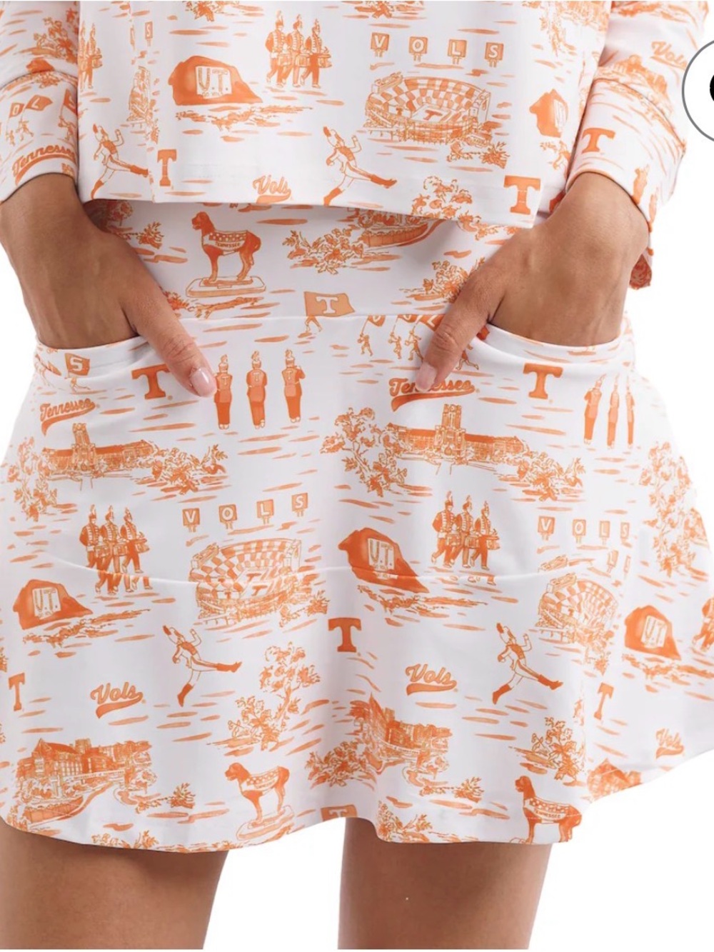 Tennessee Volunteers Smith & Quinn Women's Tailgate Collection Molly Skort
